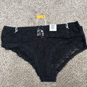 2 Pack Black Lace Brief Women's Size M Panties/Underwear/Under Garment NWT